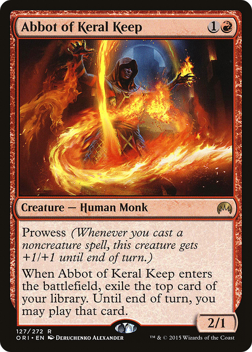 Abbot of Keral Keep (ORI-127) [Magic Origins] MTG Single Wizards of the Coast