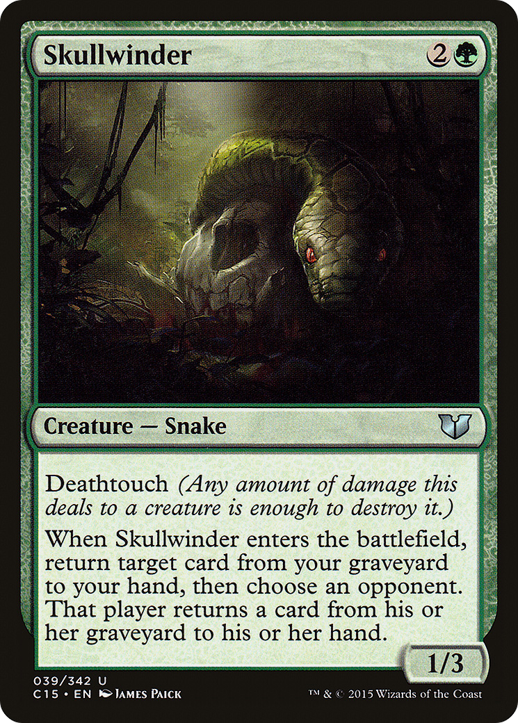 Skullwinder (C15-039) [Commander 2015] MTG Single Wizards of the Coast