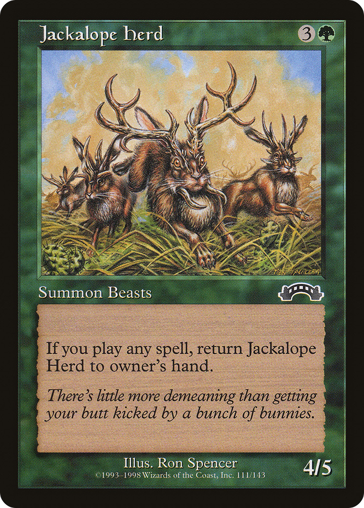 Jackalope Herd (EXO-111) [Exodus] MTG Single Wizards of the Coast