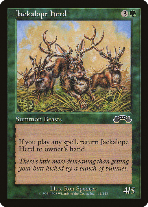 Jackalope Herd (EXO-111) [Exodus] MTG Single Wizards of the Coast