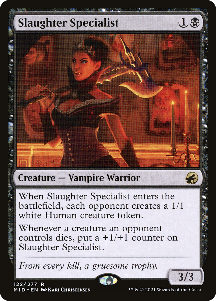 Slaughter Specialist (MID-122) [Innistrad: Midnight Hunt] MTG Single Wizards of the Coast