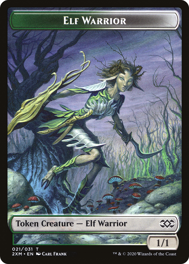 Elf Warrior (T2XM-021) [Tokens] Double Masters Tokens MTG Single Wizards of the Coast