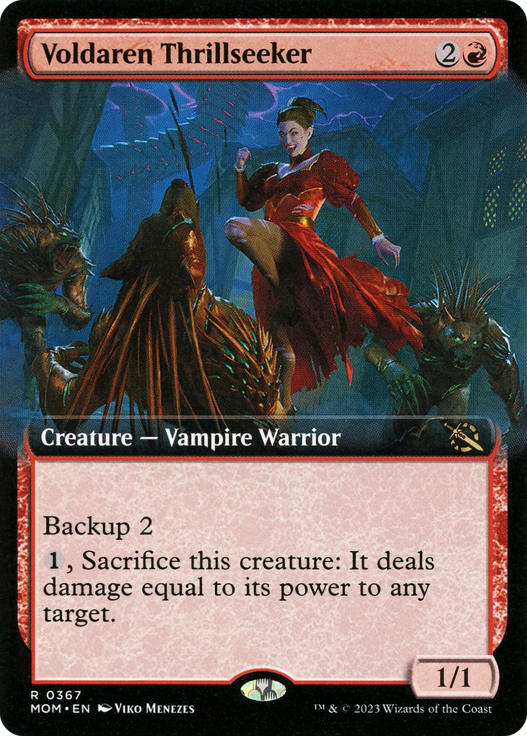 Voldaren Thrillseeker (MOM-367) [March of the Machine] (Extended Art) MTG Single Wizards of the Coast