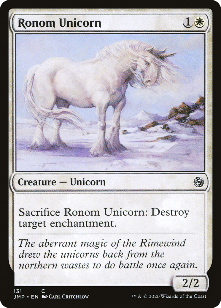 Ronom Unicorn (JMP-131) [Jumpstart] MTG Single Wizards of the Coast