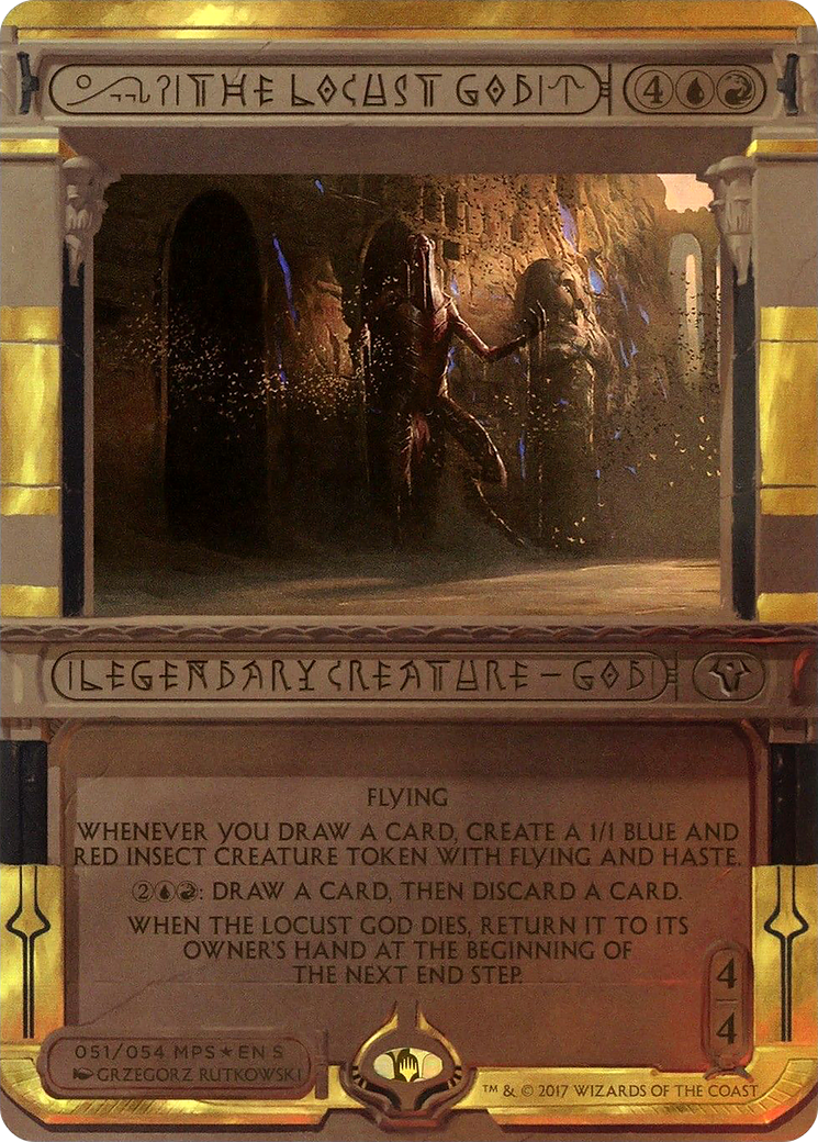 The Locust God (MPS2-051) [Amonkhet Invocations] (Borderless) Foil MTG Single Wizards of the Coast