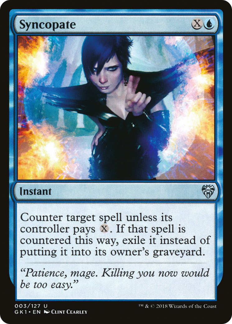 Syncopate (GR1-003) [Misc] GRN Guild Kit MTG Single Wizards of the Coast