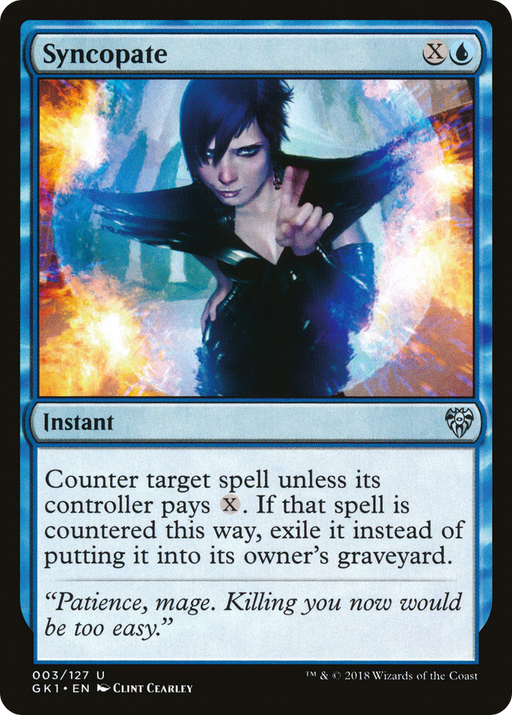 Syncopate (GR1-003) [Misc] GRN Guild Kit MTG Single Wizards of the Coast