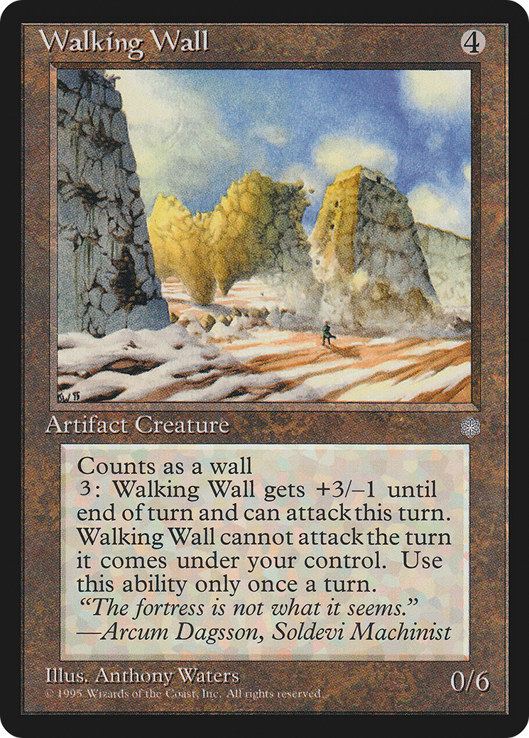 Walking Wall (ICE-) [Ice Age] MTG Single Wizards of the Coast