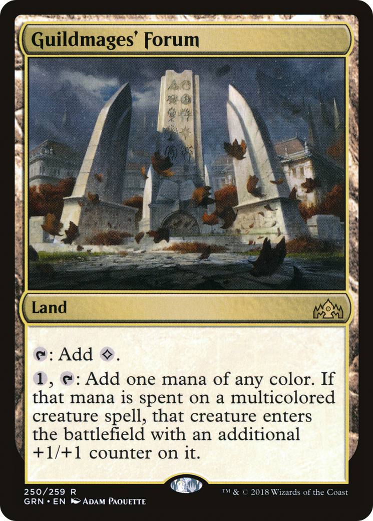 Guildmages' Forum (GRN-250) [Guilds of Ravnica] Foil MTG Single Wizards of the Coast