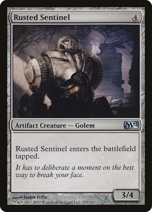Rusted Sentinel (M12-215) [Magic 2012] Foil MTG Single Wizards of the Coast