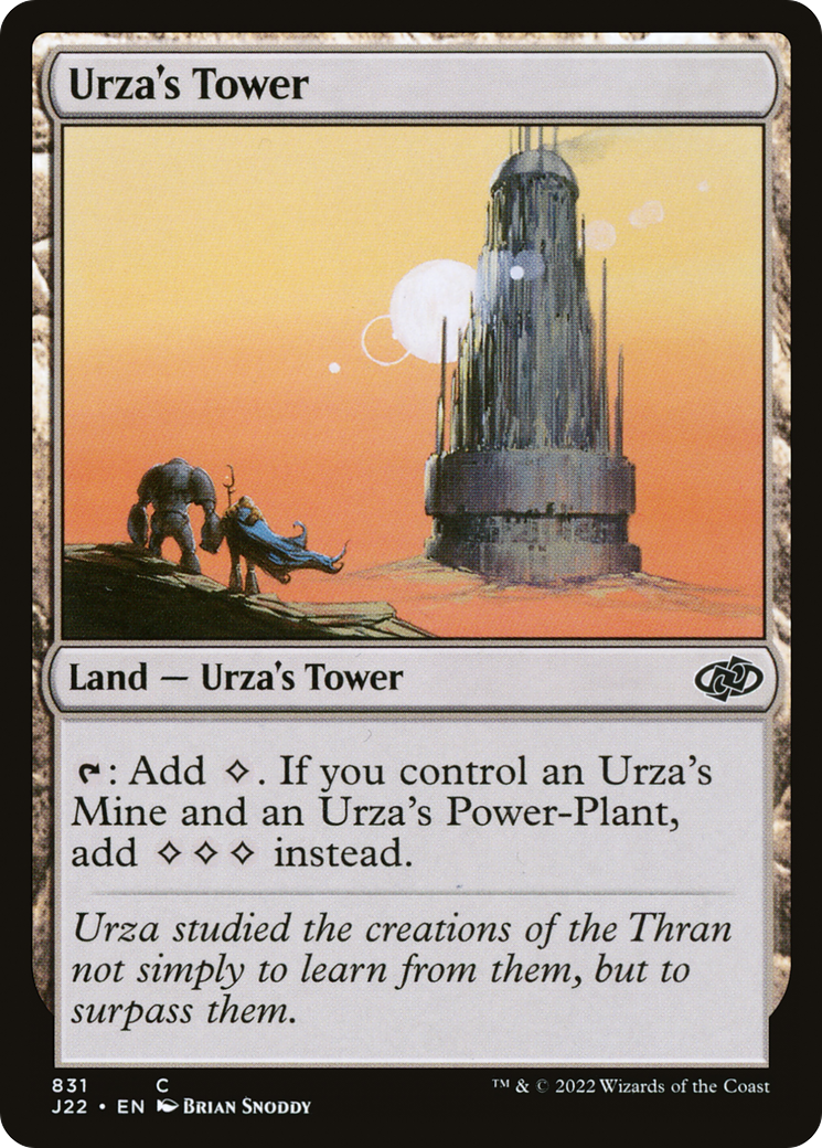 Urza's Tower (J22-831) [Jumpstart 2022] MTG Single Wizards of the Coast