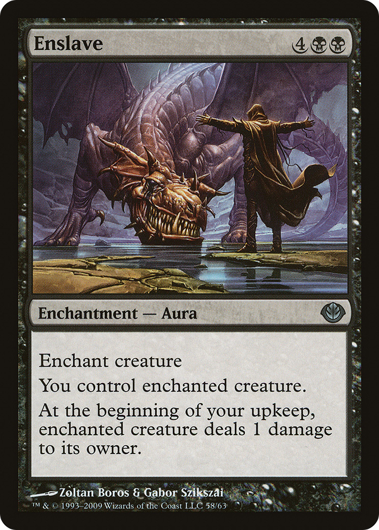 Enslave (DDD-058) [Misc] Duel Decks: Garruk vs. Liliana MTG Single Wizards of the Coast