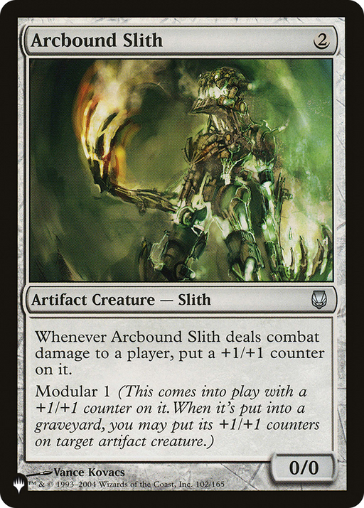 Arcbound Slith (LIST-DST-102) [Mystery Booster] The List MTG Single Wizards of the Coast