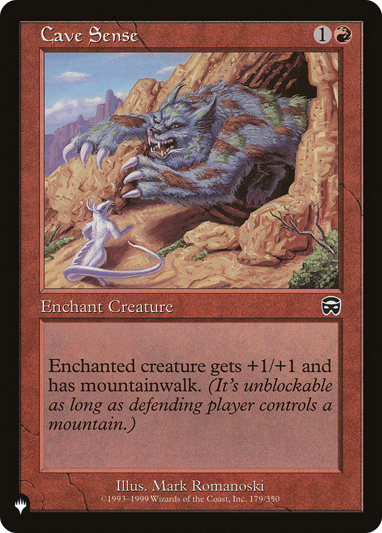 Cave Sense (LIST-MMQ-179) [Mystery Booster] The List MTG Single Wizards of the Coast