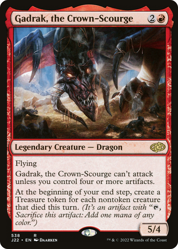 Gadrak, the Crown-Scourge (J22-538) [Jumpstart 2022] MTG Single Wizards of the Coast
