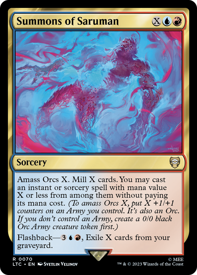 Summons of Saruman (LTC-070) [Tales of Middle-earth Commander] MTG Single Wizards of the Coast