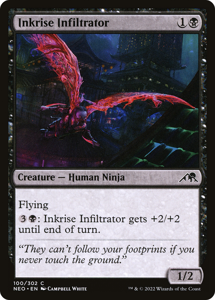 Inkrise Infiltrator (NEO-100) [Kamigawa: Neon Dynasty] MTG Single Wizards of the Coast