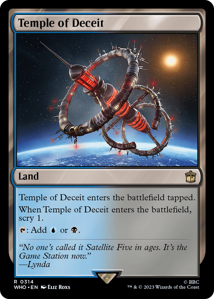 Temple of Deceit (WHO-314) [Doctor Who] MTG Single Wizards of the Coast