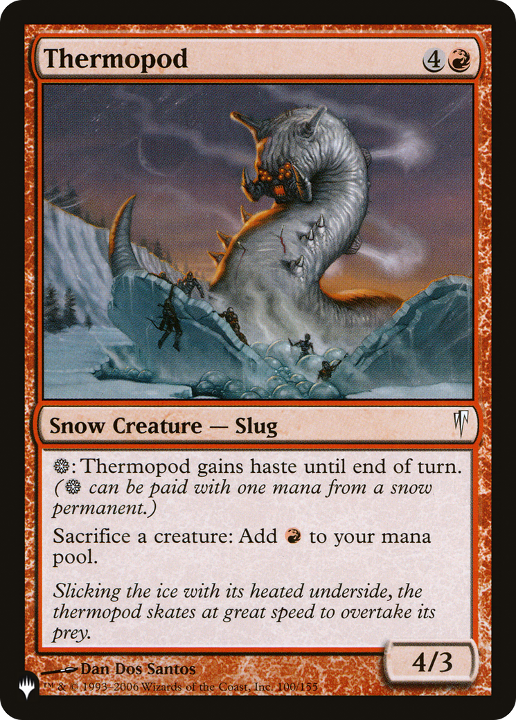 Thermopod (LIST-CSP-100) [Mystery Booster] The List MTG Single Wizards of the Coast