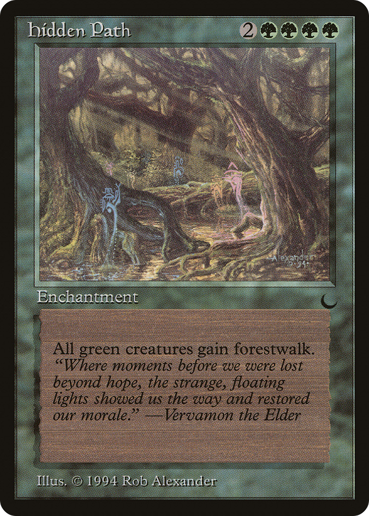 Hidden Path (DRK-) [Oldschool] The Dark MTG Single Wizards of the Coast