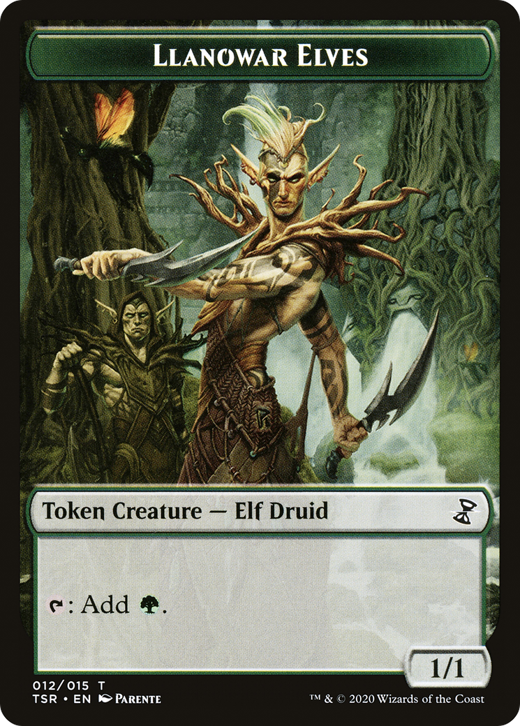 Llanowar Elves (TTSR-012) [Tokens] Time Spiral Remastered Tokens MTG Single Wizards of the Coast