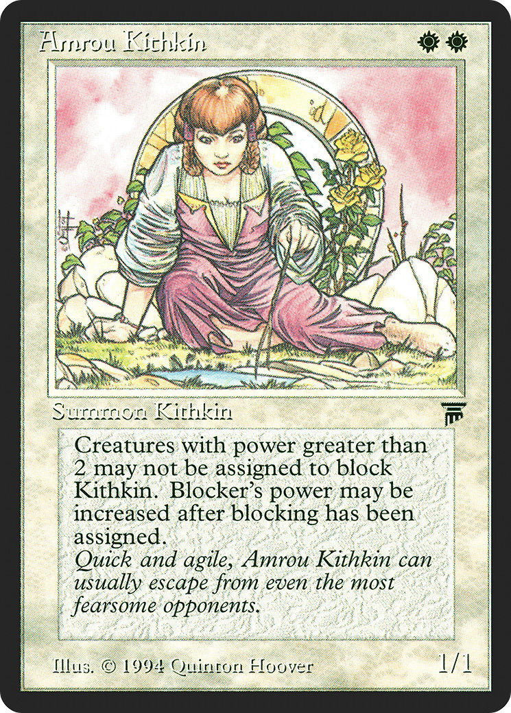 Amrou Kithkin (LEG-003) [Oldschool] Legends MTG Single Wizards of the Coast