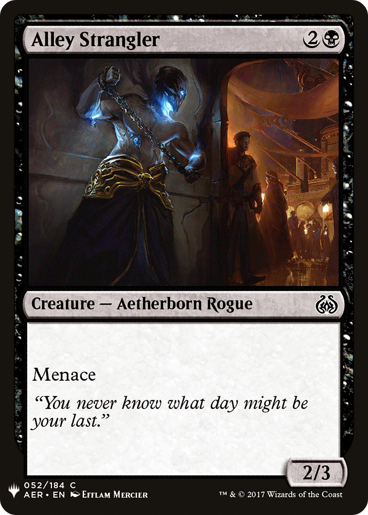 Alley Strangler (LIST-AER-52) [Mystery Booster] The List MTG Single Wizards of the Coast