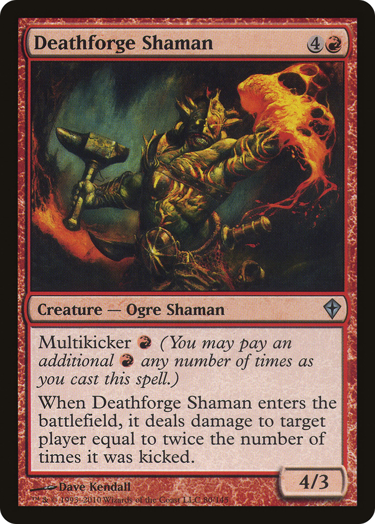 Deathforge Shaman (WWK-080) [Worldwake] MTG Single Wizards of the Coast
