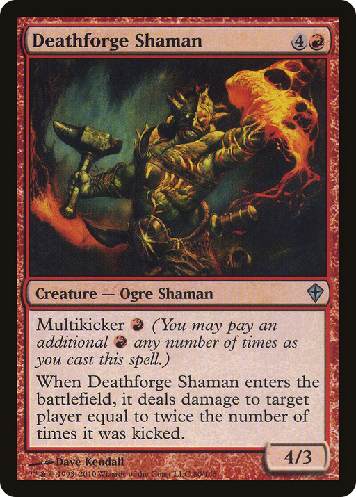 Deathforge Shaman (WWK-080) [Worldwake] MTG Single Wizards of the Coast