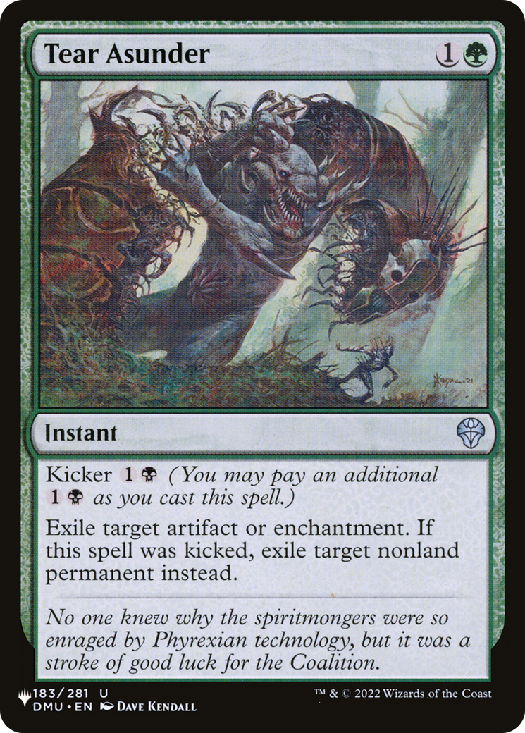 Tear Asunder (LIST-183/281) [Mystery Booster] The List MTG Single Wizards of the Coast