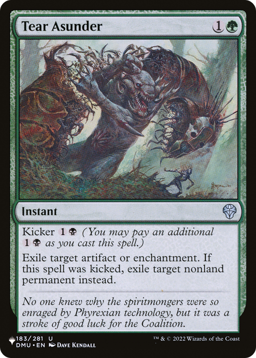 Tear Asunder (LIST-183/281) [Mystery Booster] The List MTG Single Wizards of the Coast
