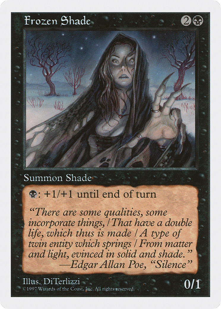 Frozen Shade (5ED-163) [Fifth Edition] MTG Single Wizards of the Coast