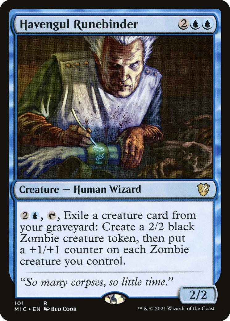 Havengul Runebinder (MIC-101) [Midnight Hunt Commander] MTG Single Wizards of the Coast