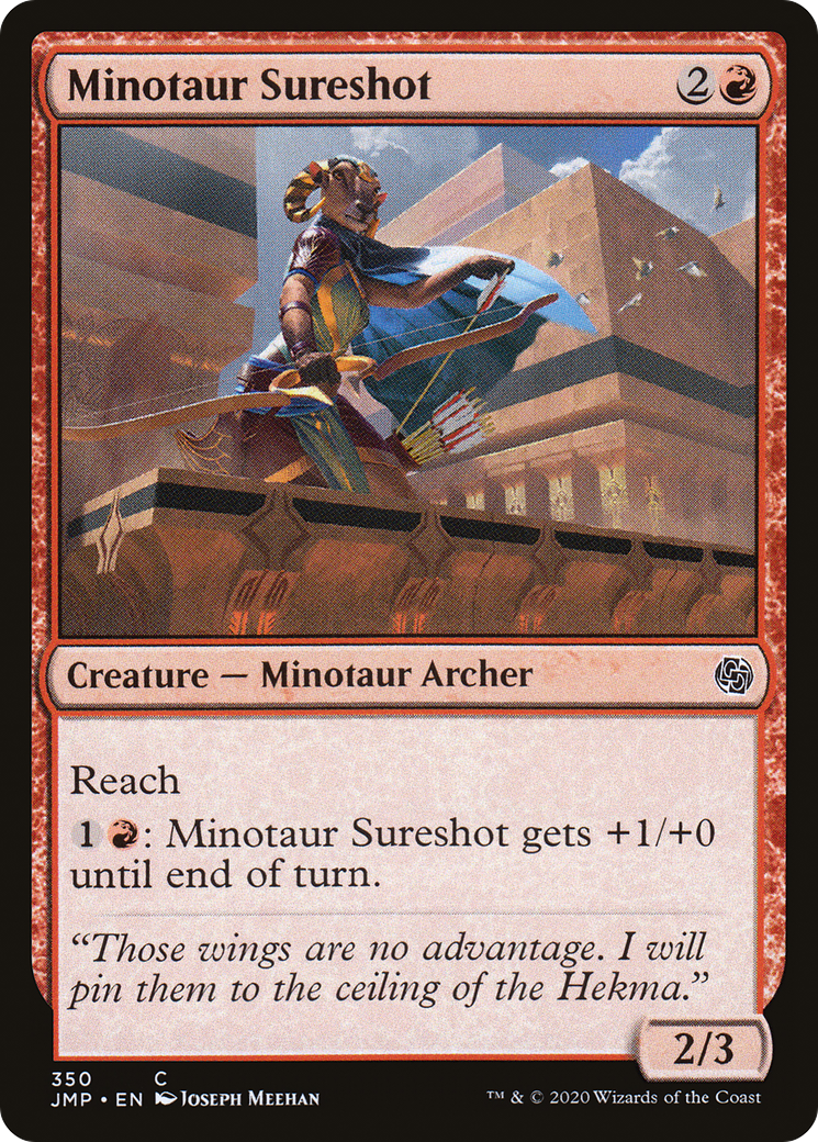 Minotaur Sureshot (JMP-350) [Jumpstart] MTG Single Wizards of the Coast