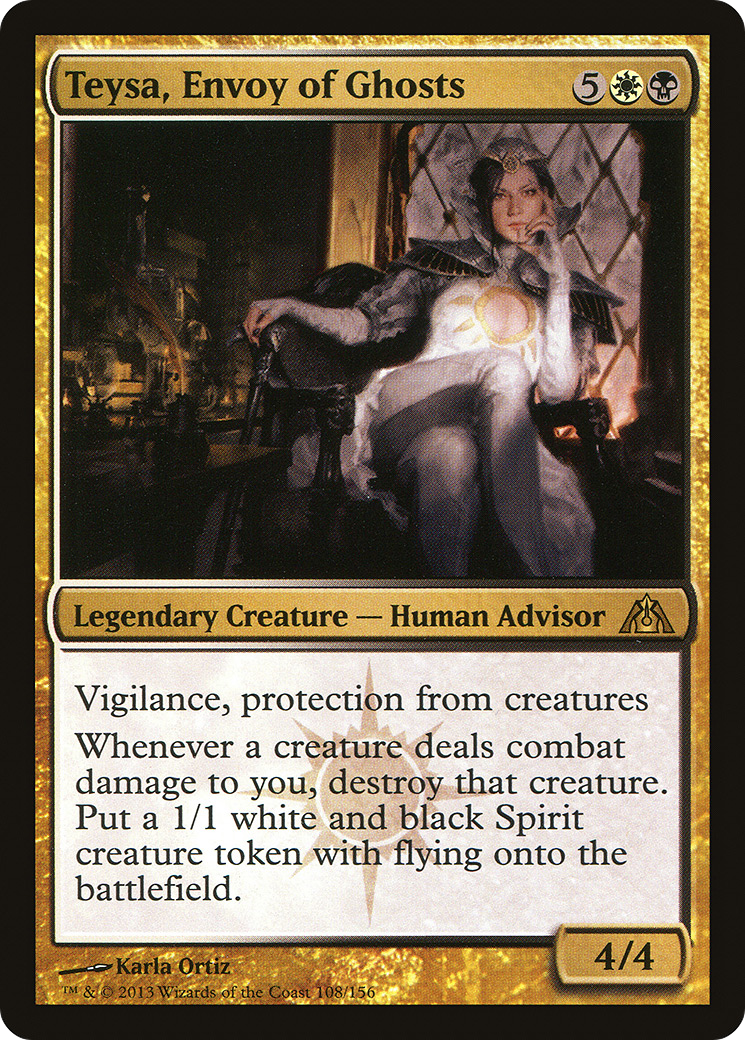 Teysa, Envoy of Ghosts (DGM-108) [Dragon's Maze] MTG Single Wizards of the Coast