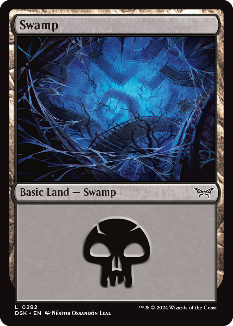 Swamp (0282) (DSK-282) [Duskmourn: House of Horror] MTG Single Wizards of the Coast