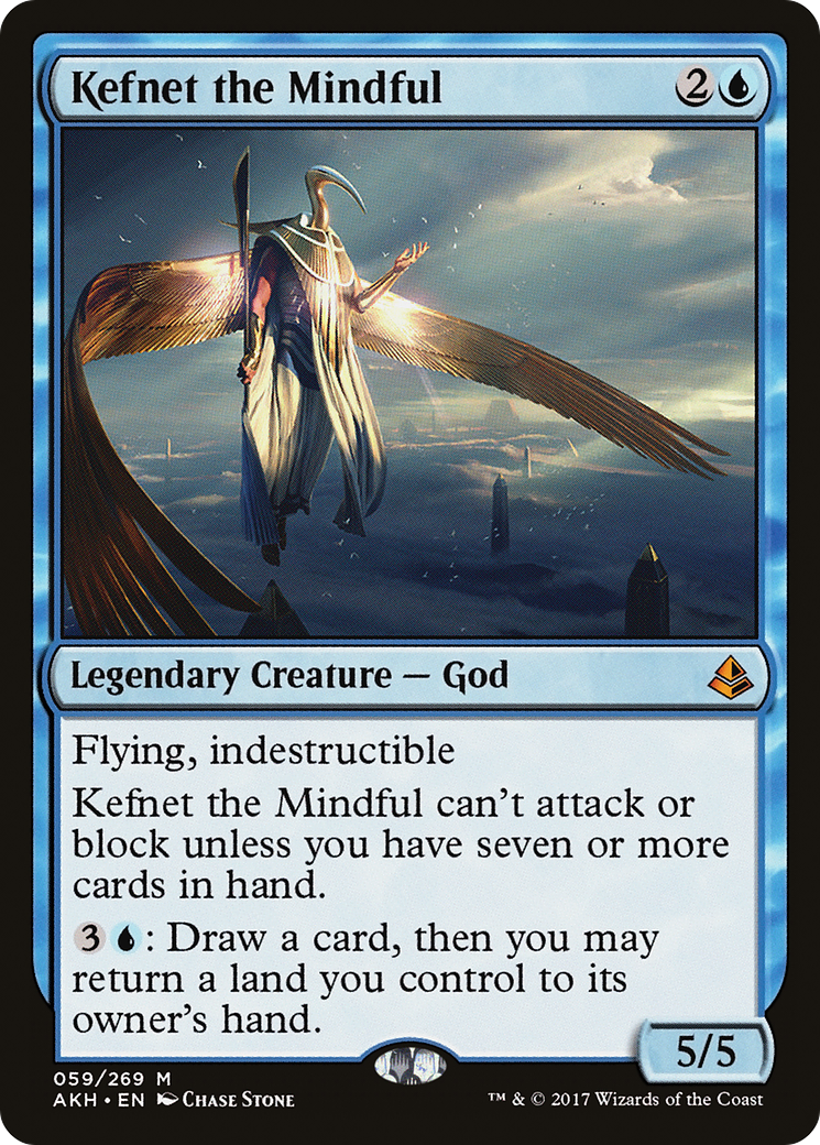 Kefnet the Mindful (AKH-059) [Amonkhet] Foil MTG Single Wizards of the Coast