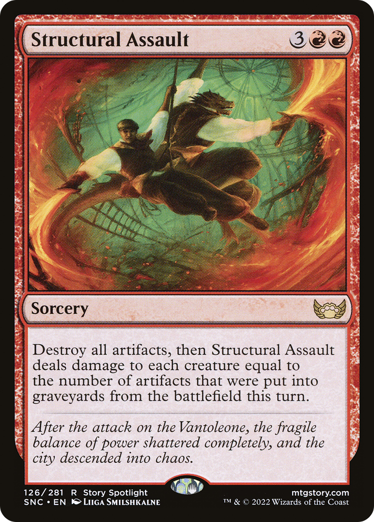 Structural Assault (SNC-126) [Streets of New Capenna] MTG Single Wizards of the Coast