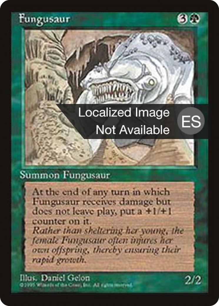 Fungusaur (4BB-) [Fourth Edition Foreign Black Border] MTG Single Wizards of the Coast