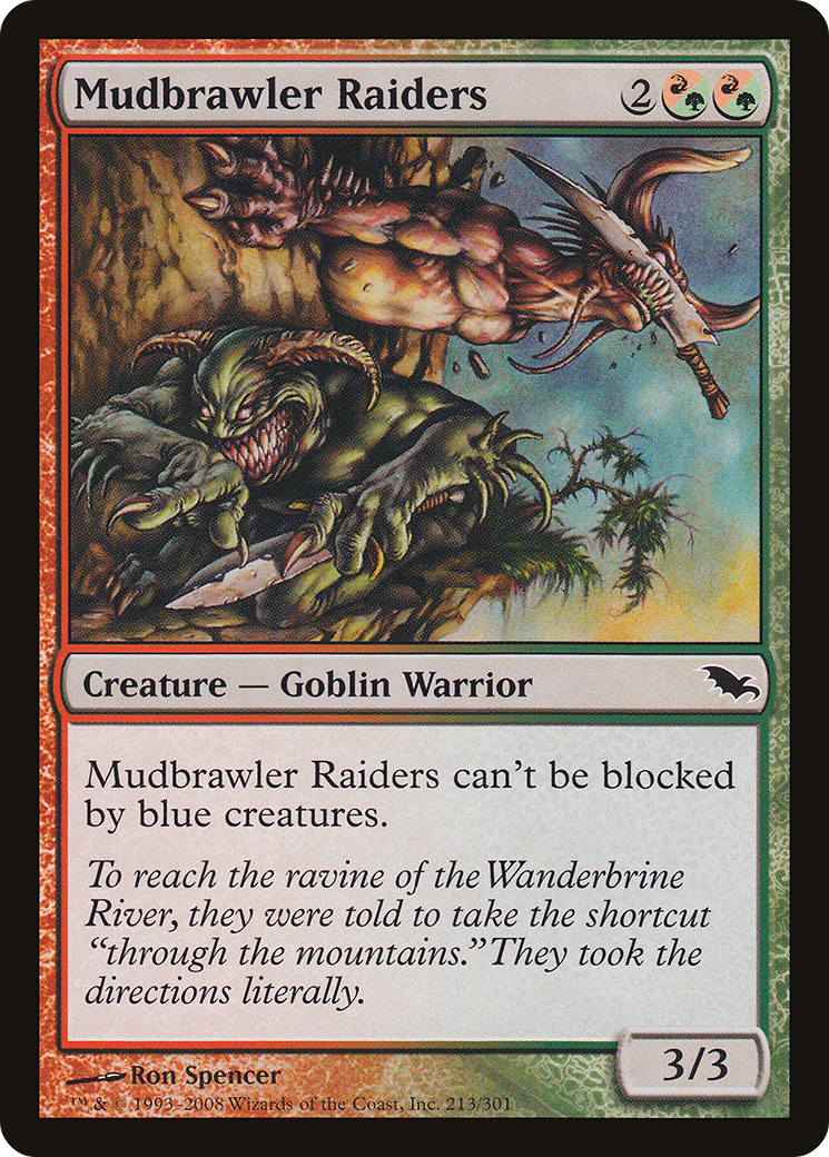 Mudbrawler Raiders (SHM-213) [Shadowmoor] MTG Single Wizards of the Coast