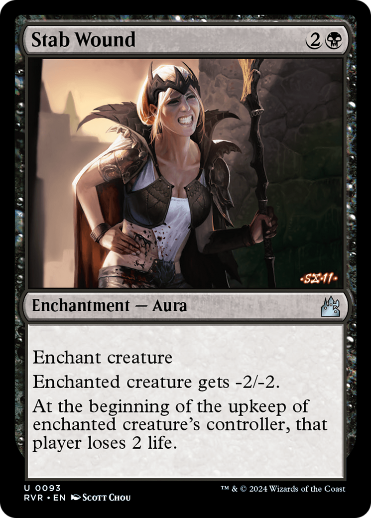Stab Wound (RVR-093) [Ravnica Remastered] MTG Single Wizards of the Coast