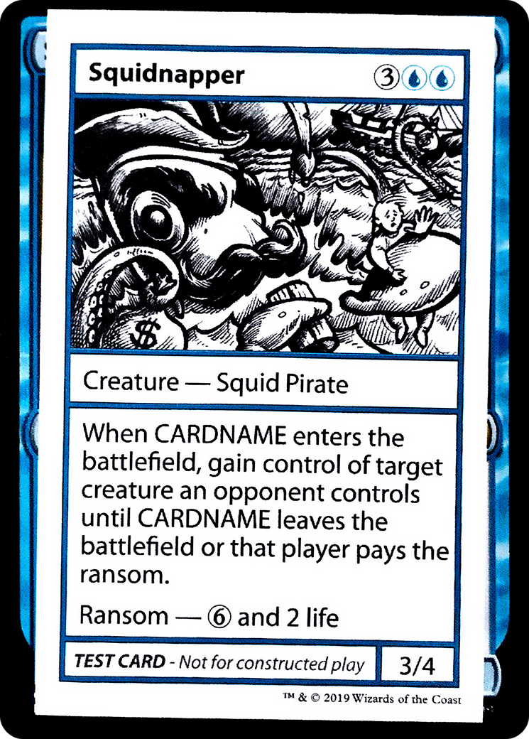 Squidnapper (CMB1-029) [Mystery Booster] Playtest Cards 2021 MTG Single Wizards of the Coast