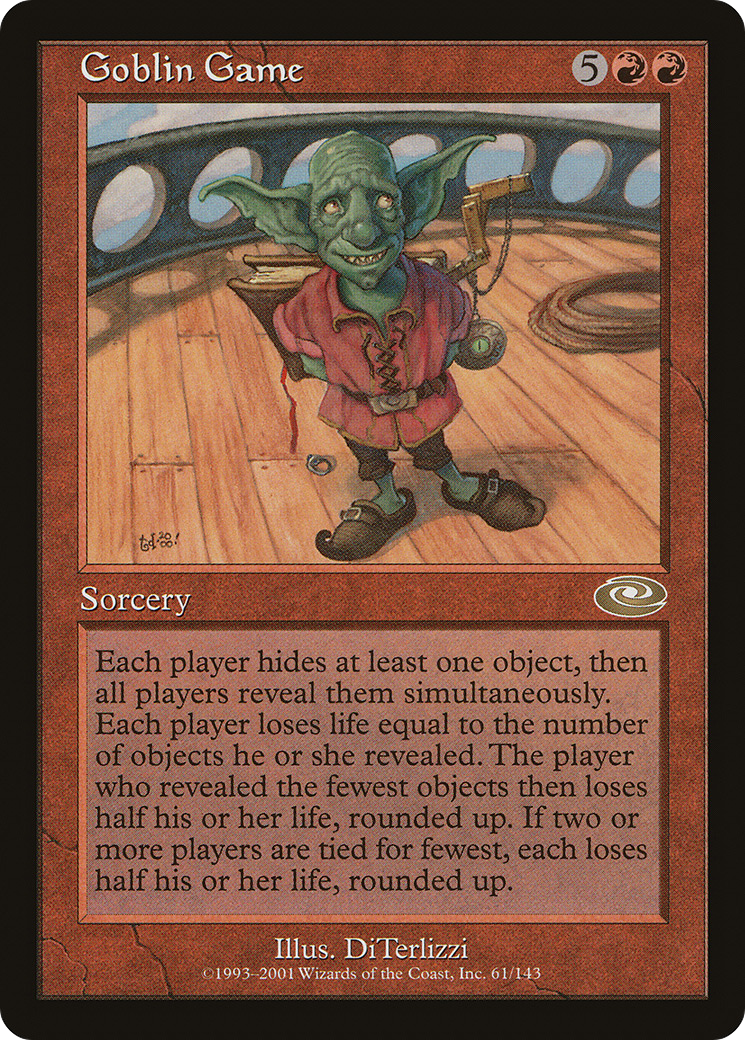 Goblin Game (PLS-061) [Planeshift] MTG Single Wizards of the Coast