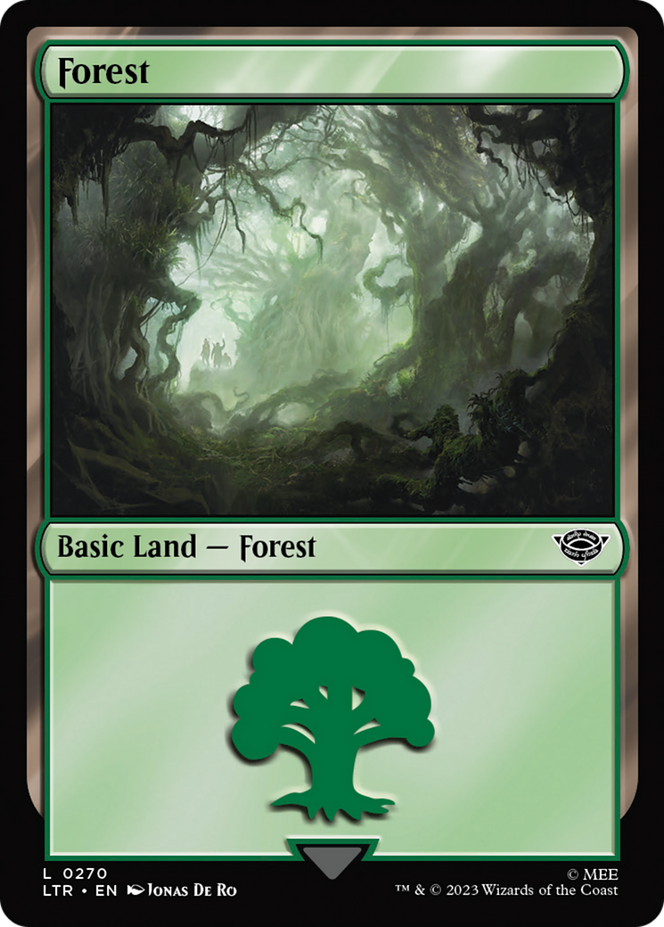 Forest (0270) (LTR-270) [The Lord of the Rings: Tales of Middle-earth] MTG Single Wizards of the Coast