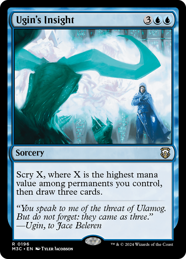 Ugin's Insight (M3C-196) [Modern Horizons 3 Commander] MTG Single Wizards of the Coast