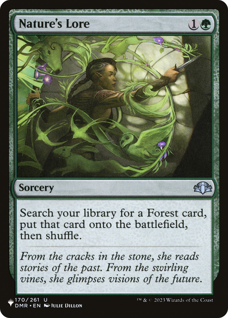 Nature's Lore (LIST-DMR-170) [Mystery Booster] The List MTG Single Wizards of the Coast