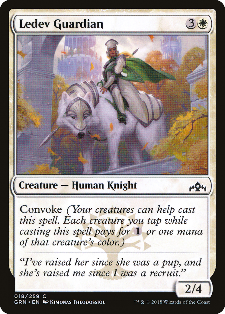 Ledev Guardian (GRN-018) [Guilds of Ravnica] MTG Single Wizards of the Coast