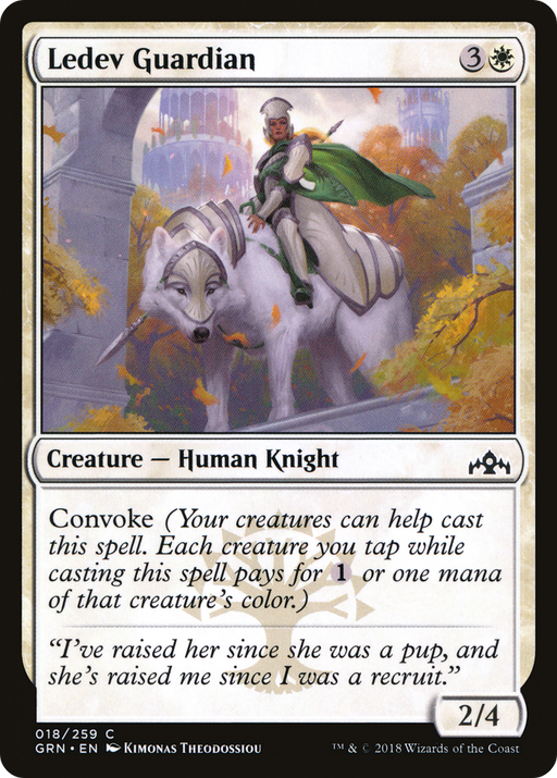 Ledev Guardian (GRN-018) [Guilds of Ravnica] MTG Single Wizards of the Coast