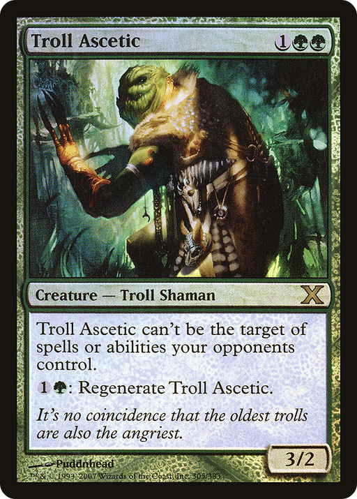 Troll Ascetic (10E-305★) [Tenth Edition] Foil MTG Single Wizards of the Coast