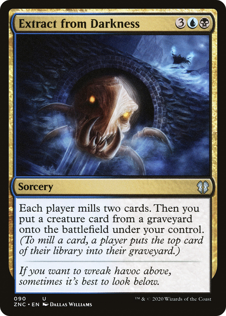 Extract from Darkness (ZNC-090) [Zendikar Rising Commander] MTG Single Wizards of the Coast